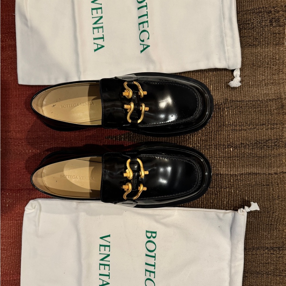 Bottega Veneta Black Monsieur Shoes size 41